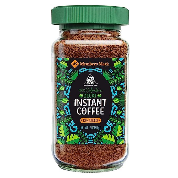 12 oz Freeze Dried Instant Coffee, Decaffeinated, 100% Colombian image