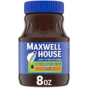 Maxwell House The Original Roast Decaf Instant Coffee (8 oz Jar) is a sought-after coffee product that guarantees a delightful and hassle-free coffee experience. Crafted for those seeking the rich flavor of coffee without the unwanted caffeine effects, this decaffeinated blend is the perfect choice.