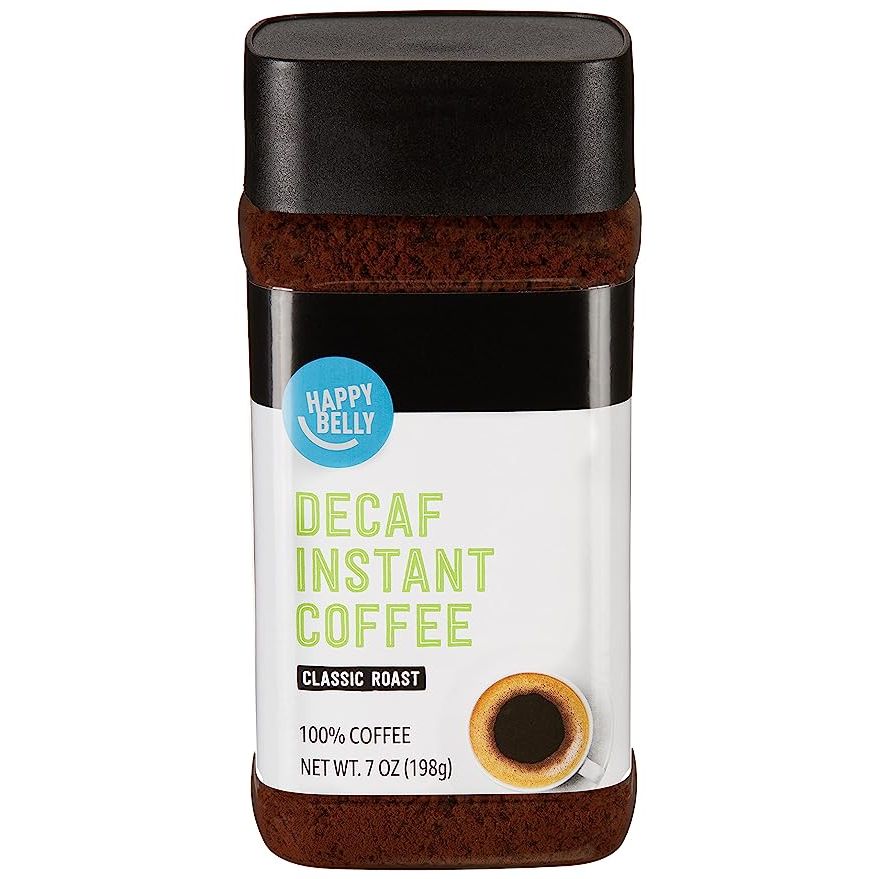 Discover the perfect decaf coffee option with Amazon Brand - Happy Belly Classic Roast Decaf Instant Coffee. This popular choice among coffee enthusiasts offers both affordability and deliciousness. The convenience of this coffee is unmatched - no need for a coffee maker or special equipment.