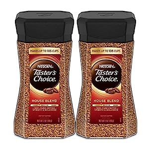 Nescafe Taster's Choice House Blend Instant Coffee has become renowned for its exceptional quality and convenience. Crafted with a light roast flavor, this coffee offers a smooth and gentle taste that appeals to all coffee enthusiasts.
Each package of Nescafe Taster's Choice House Blend Instant Coffee contains two containers, totaling 7 ounces.