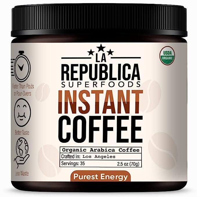 La Republica Organic Instant Coffee is a premium coffee product crafted right here in the USA. This exquisite medium roast boasts a delightful blend of toasted caramel notes, resulting in a flavor profile that is both delicious and intricate.
One of the greatest attributes of this coffee lies in its use of 100% fair trade Arabica coffee beans.