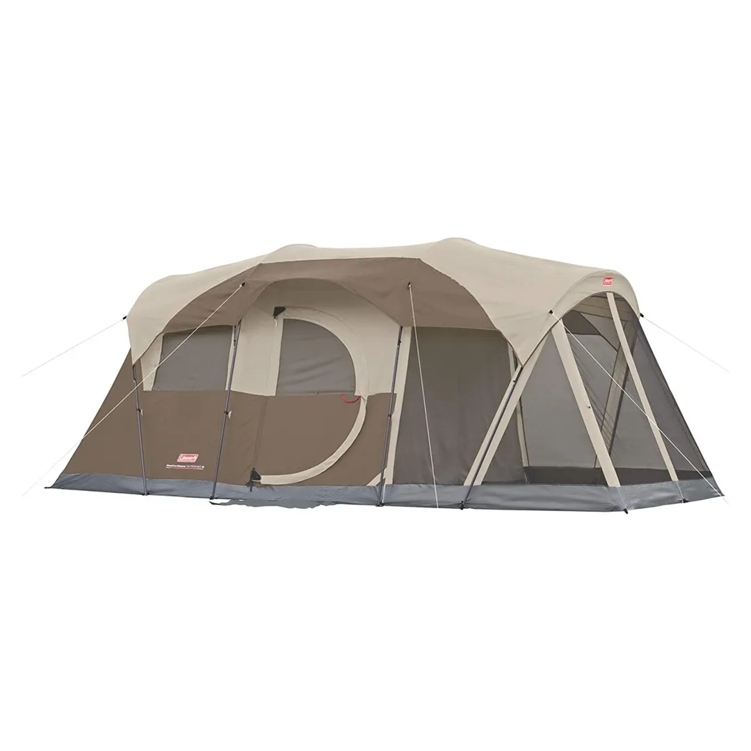 The Coleman WeatherMaster Camping Tent with Screened Porch is a popular option for families and groups who enjoy the great outdoors.