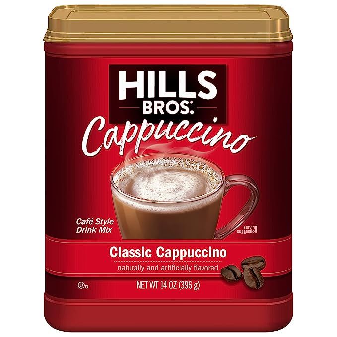 Indulge in the gratifying taste of Hills Bros Instant Decadent Classic Cappuccino Mix with a Hint of Sweetness, a top-tier option that brings the coffee shop experience right to your doorstep. As an adept copywriter and SEO expert, I assure you that this product offers supreme convenience, showcasing its superiority among its counterparts.