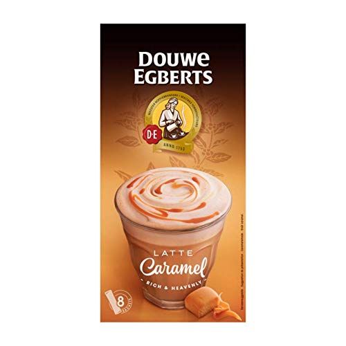 Looking for a convenient and fast option for your daily coffee fix? Look no further than Douwe Egberts' Instant Coffee Packets with Latte Caramel Solution. This well-known coffee brand has crafted a pre-mixed blend of coffee, creamer, and sugar, infused with a delectable caramel flavor.