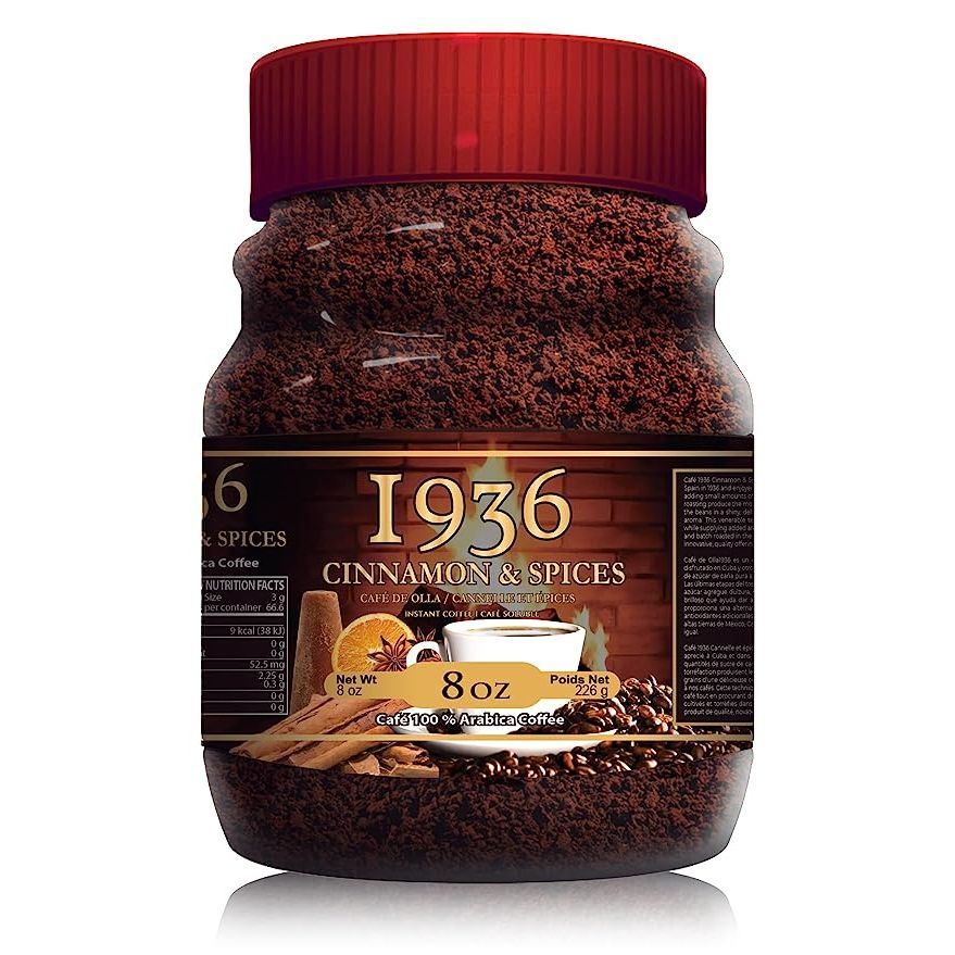 Experience the rich and aromatic delight of 1936 Instant Coffee Cinnamon and Spice - a heavenly blend of 100% pure Arabica beans. Crafted with the utmost care, this coffee embraces a smooth and enticing taste that is elevated by the enchanting flavors of cinnamon and spices.