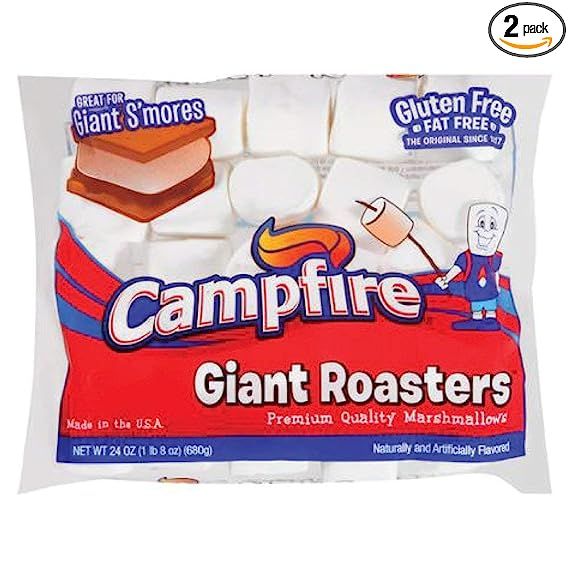 Campfire Giant Roasters Premium Quality Marshmallows are a delicious snack that can be enjoyed alone or used in various recipes. The product comes in a 24 oz bag, and one order includes a set of two bags.
These marshmallows are made with high-quality ingredients and are gluten-free.