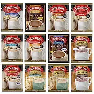 Caffe D'Vita, the renowned coffee brand, is delighted to present their latest creation - the single-serve assortment pack. This exceptional pack showcases their diverse range of premium instant coffee cappuccino products, ensuring that every coffee enthusiast can find their perfect flavor.