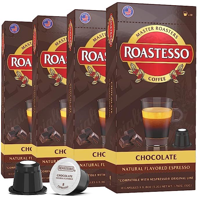 Roastesso, the leading provider of Nespresso Original Line-compatible coffee pods, presents an array of irresistible options for coffee aficionados. Among their most popular choices is the medium-dark roast ristretto, meticulously crafted using premium Arabica beans to deliver a bold and smooth flavor that tantalizes the taste buds.