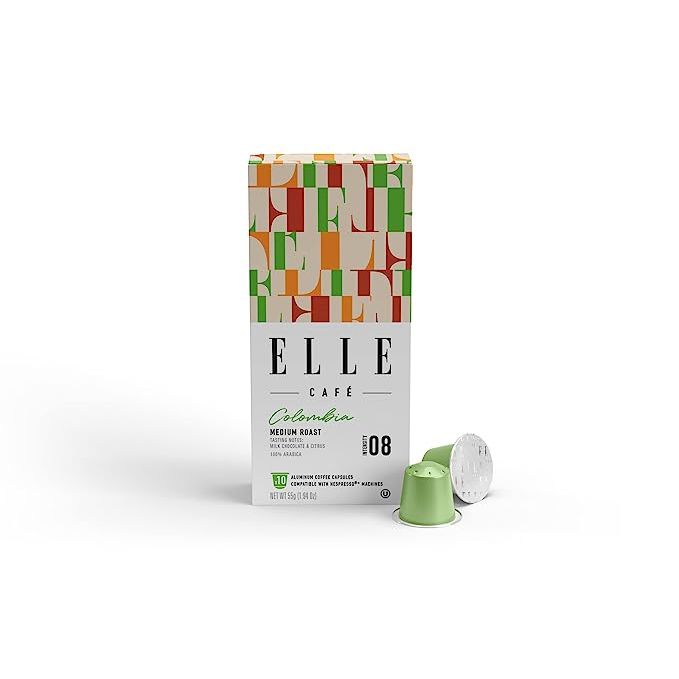 Experience the luxury of ELLE Café's new coffee capsules, specifically crafted for coffee connoisseurs seeking a premium coffee experience. Each pack contains 100 capsules, expertly made from 100% Arabica beans to deliver an indulgent and aromatic brew.