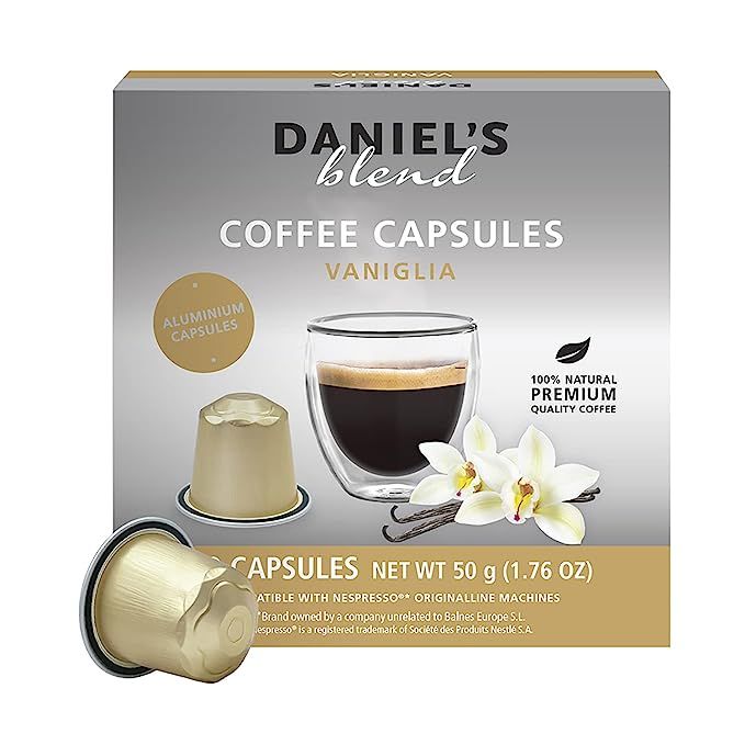 Introducing Daniel's Blend, an exquisite range of coffee capsules meticulously crafted to deliver a truly unforgettable coffee experience. Our capsules, made from eco-friendly aluminum, ensure that every cup of coffee you brew boasts unparalleled freshness with each sip.