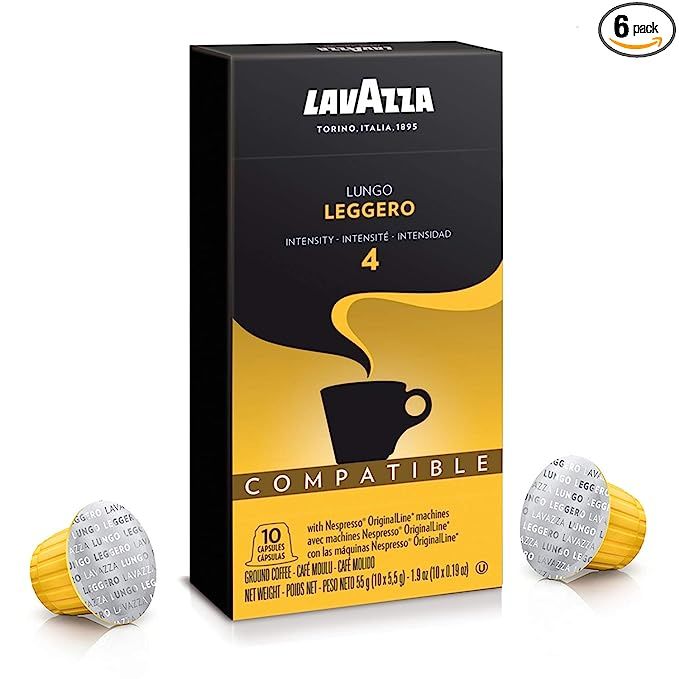Experience the convenience and exquisite taste of the Lavazza Leggero coffee blend, now available in Nespresso single-serve pods. Each package contains 6 packs of 10 pods, offering you a total of 60 cups of pure coffee bliss.