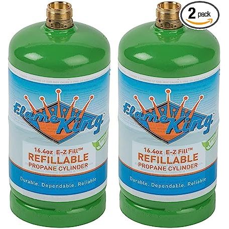 Flame King Refillable 1 lb Empty Propane Cylinder Tanks: An Eco-Friendly and Convenient Refill Option
Propane is a versatile and widely used fuel source for various activities such as camping, grilling, and heating.