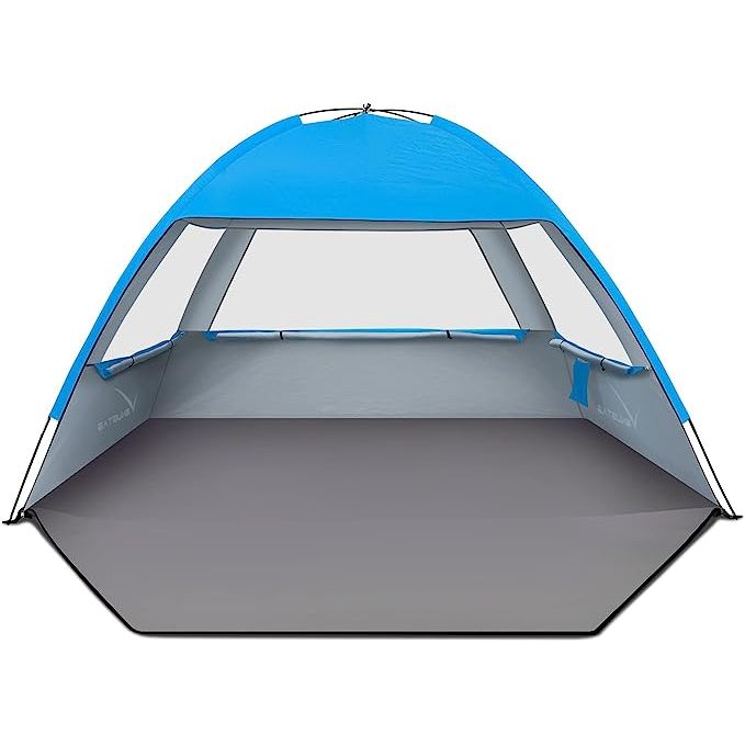 The versatility of the Venustas beach shade tent is not limited to the beach alone. It is perfect for a wide range of activities such as picnics at the park, camping, hiking, fishing trips, or simply unwinding in your own backyard. Whether you're attending a sporting event or a music festival, this multi-functional tent will provide the shade and comfort you need. Choose Venustas for your outdoor adventures and get ready for an unforgettable experience.