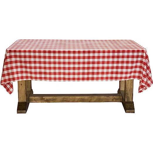 Lann's Linens is a well-known company that offers a wide range of high-quality table linens for various events and occasions. Among their notable products is a 60" x 126" premium checkered tablecloth designed specifically for rectangular picnic tables.