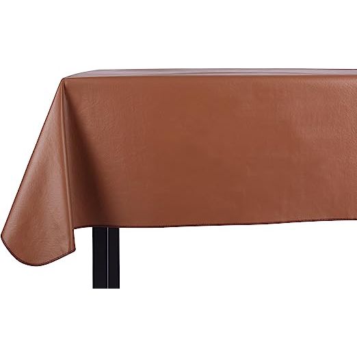 Introducing our superior vinyl table covers that offer unbeatable protection for your tables. Made with heavy duty 6.0 gauge thickness, these tablecloths prevent damage from spills and scratches, prolonging the life of your tables. The water resistant build ensures no moisture leaks through to the table, providing maximum protection. 
Not only do o