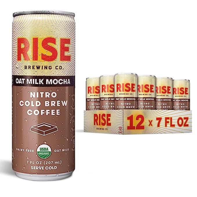 RISE Brewing Co. is a renowned coffee brand beloved by coffee enthusiasts. Their Oat Milk Mocha Nitro Cold Brew Coffee stands out in their impressive lineup, offering a delightful and refreshing experience. What sets this beverage apart is its exclusion of sugar, making it a healthier choice for those conscious about their sugar intake.