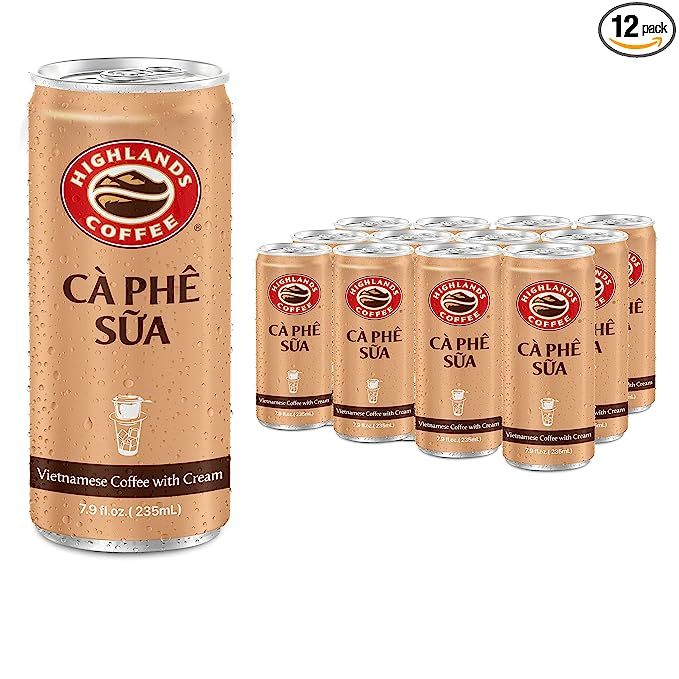 Introducing Highlands Coffee, the leading coffee shop franchise revolutionizing the Vietnamese coffee scene. Now, you can savor the exquisite taste of authentic Vietnamese coffee right in the comfort of your own home with our exclusive package. This incredible offer includes 12 cans of Highlands Coffee, each brimming with 7.