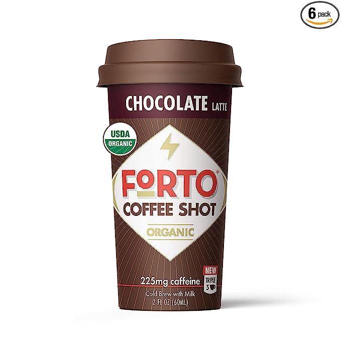 Introducing FORTO Fast Coffee Energy Boost, the perfect solution for those in search of a quick pick-me-up on the go. These convenient ready-to-drink coffee shots are power-packed with the energy equivalent of 2 full cups of coffee, delivering an impressive 200 mg of caffeine in a compact 2-ounce shot.