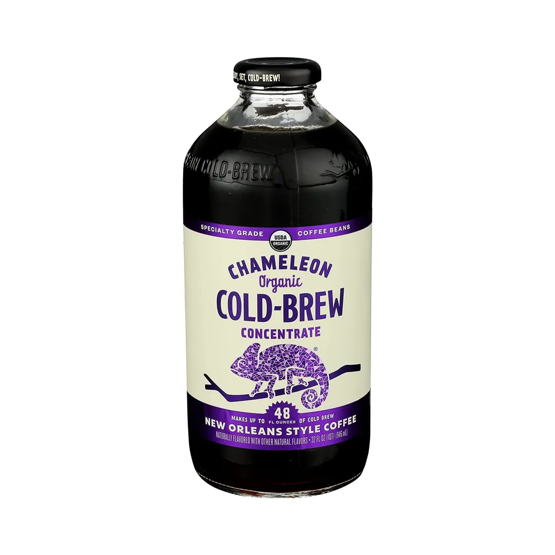 Chameleon Cold Brew brings the taste of New Orleans right to your cup with their Organic Cold Brew Coffee Concentrate. Made with a meticulous brewing process, this concentrate captures the unique flavors of the Big Easy, giving you a bold and smooth coffee experience.