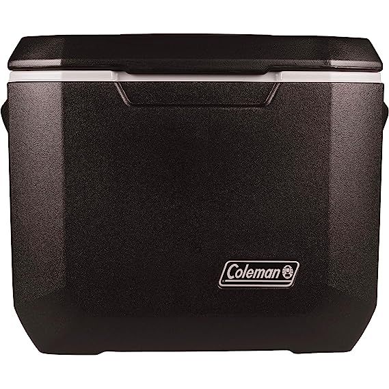 1 Coleman Rolling Cooler | 50 Quart Xtreme 5 Day Cooler with Wheels | Wheeled Hard Cooler Keeps Ice Up to 5 Days, Black