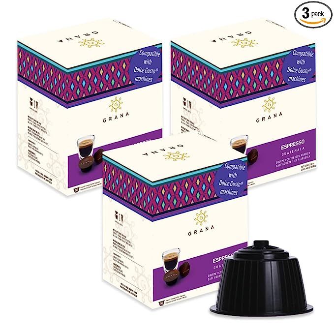 Looking for the perfect coffee capsules to use with your Nescafe Dolce Gusto machine? Look no further than Grana Coffee Capsules Compatible with Nescafe Dolce Gusto. These capsules are a popular choice among coffee lovers, and for good reason.
With each purchase, you'll receive a total of 48 Dolce Gusto Espresso capsules.