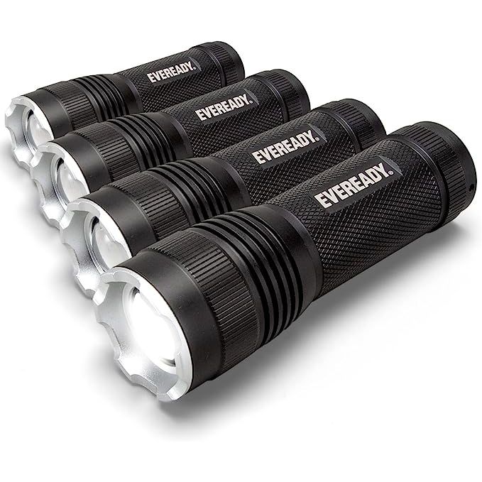 Discover the EVEREADY Tactical Lights - the ultimate lighting solution for your everyday tasks and DIY projects. This set includes four handheld flashlights that are designed to provide exceptional brightness and performance.