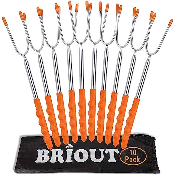 Roasting sticks, also referred to as skewers or barbecue forks, are must-have tools for those who love campfire cooking and outdoor barbecues. These essential instruments allow you to achieve the perfect roast for marshmallows, hot dogs, and other delectable treats over an open flame.