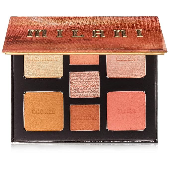 Unveil the secret to impeccable beauty on the move with our all-new On-the-Go Face & Eye Palette. Expertly designed for the modern muse, this travel-friendly makeup marvel packs a punch with 2 velvety blush shades, 3 richly pigmented eyeshadows, 1 sun-kissed bronzer, and 1 luminous highlighter.