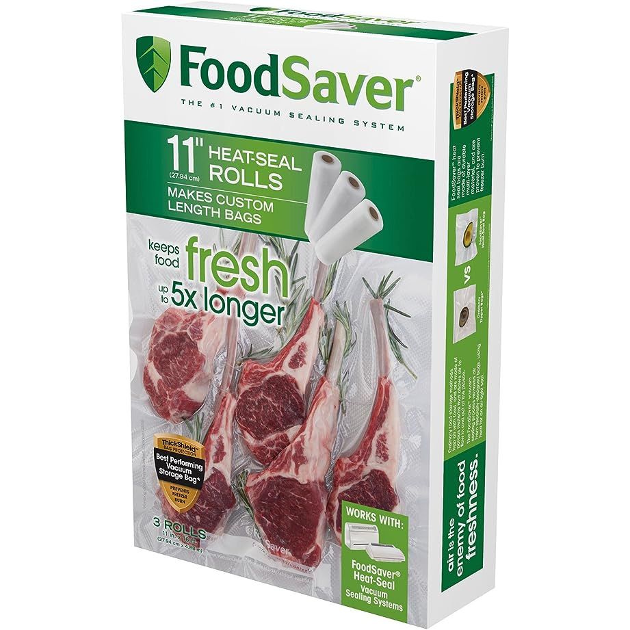 FoodSaver Vacuum Sealer Bags are the go-to choice for individuals seeking efficient and hassle-free food storage solutions. These bags are specifically designed to maintain the freshness of your food by eliminating air and creating a tight seal. Flexible and customizable, the roll format of these bags allows for a perfect fit for various food items