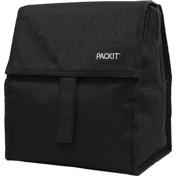 The PackIt Freezable Lunch Bag revolutionizes the way you keep your lunch fresh and cool throughout the day. Say goodbye to bulky ice packs or relying on refrigeration because this lunch bag is equipped with a built-in freezable gel. 
Designed with a convenient zip closure, the PackIt Lunch Bag ensures that your food stays chilled for up to an impr