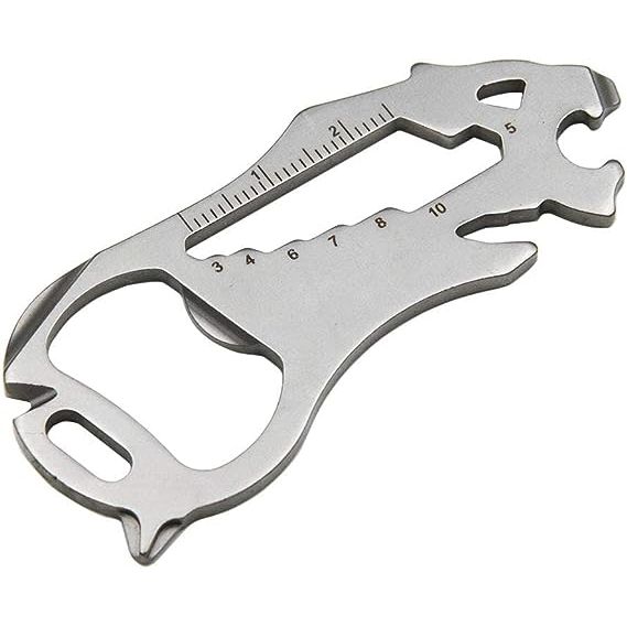 Introducing the Beer Bottle Opener Keychain Tool, a must-have accessory for beer enthusiasts and anyone in need of a reliable bottle opener on the go. Crafted with high-quality materials and boasting a sleek silver finish, this keychain tool is not only durable but also resistant to rust and corrosion.