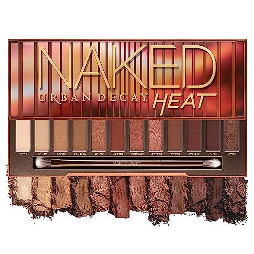 Urban Decay's Naked Eyeshadow Palette offers an extensive range of 12 versatile shades, combining richly pigmented mattes and high-shine shimmers. The palette is known for its ultra-blendable formula that ensures flawless application and effortless layering.