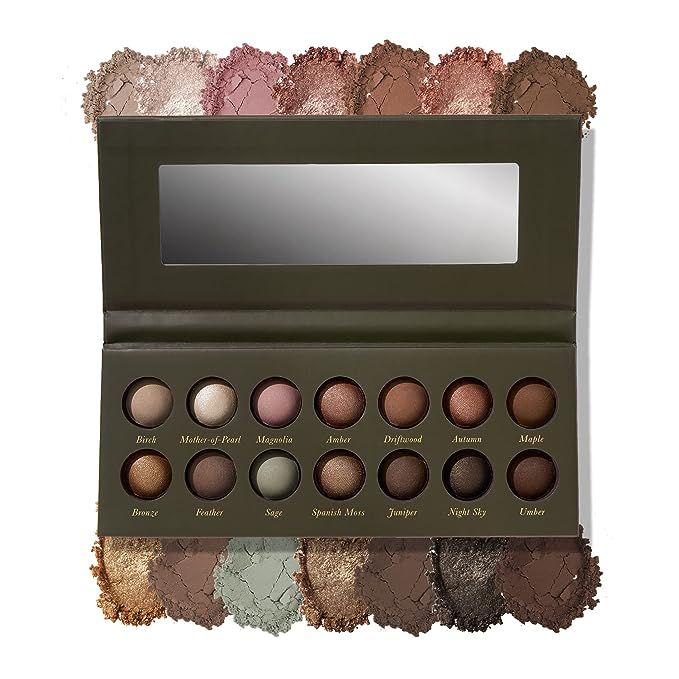 1 LAURA GELLER NEW YORK The Delectables Earthy Essentials Baked Eyeshadow Palette | 14 Pigmented Eyeshadows Blendable Natural Look