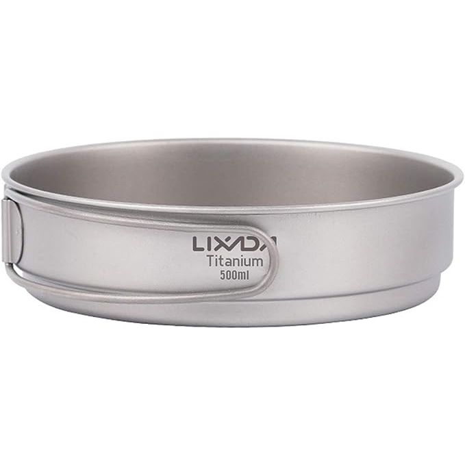 Introducing the Lixada Ultralight Titanium Fry Pan, the ultimate companion for your solo camping expeditions. With four distinct models to choose from, this fry pan offers a range of sizes and features to enhance your outdoor cooking experience.
Meet the Ta8330, a handle-less fry pan with a generous 1000ml capacity.