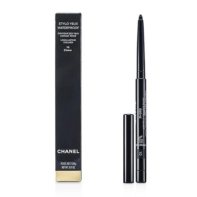 Chanel Stylo Yeux Waterproof - #10 Ebene, with a weight of 0.01 oz, is a popular eye makeup product manufactured by Chanel, a renowned luxury fashion house based in France. This water-resistant eyeliner pencil is highly regarded for its long-lasting formula and versatility.