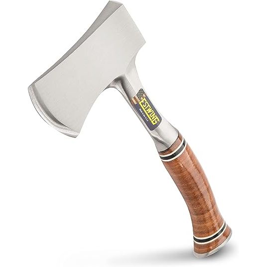 The ESTWING Sportsman's Axe is a reliable and essential tool for outdoor enthusiasts and camping enthusiasts alike.