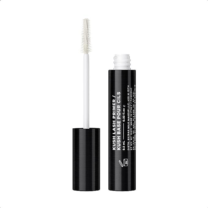 Elevate your lash game with the revolutionary MILK Makeup KUSH Lash Primer—an essential 0.32 oz beauty tool for anyone seeking to boost their lashes’ natural volume and vigor.