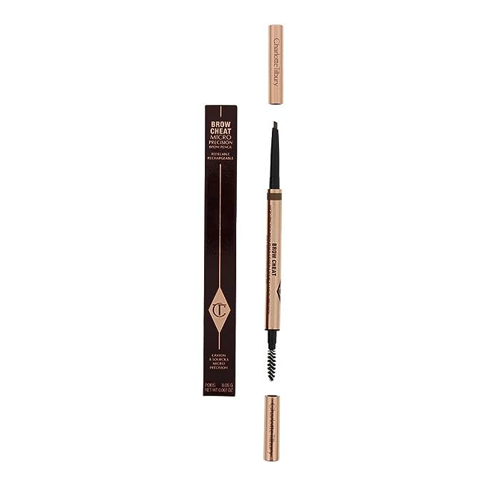 Define and refine your eyebrows with Charlotte Tilbury’s Brow Cheat Micro Precision Brow Pencil in Soft Brown, the ultimate addition to your beauty arsenal for enviable arches. Tailored to a myriad of hair colors and skin undertones, this luxuriously versatile brow tool is designed to cater to everyone from ash blondes to deep brunettes.