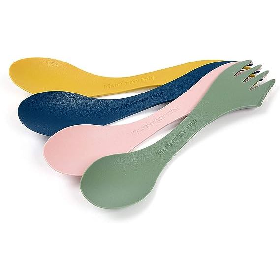 Light My Fire Camping Sporks are the perfect companion for outdoor dining, providing a versatile and eco-friendly solution. Crafted from BPA-free bio-based plastic, these sporks are not only durable but also environmentally conscious.