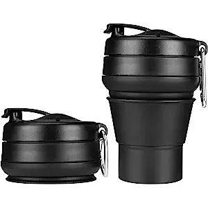 Introducing the EASYXQ Collapsible Travel Cup, a must-have for on-the-go convenience. Made from safe and food-grade silicone, this cup is free from harmful BPA and ensures your health and safety. It even features an anti-scald ring for added protection. Easy to clean and odor-free, this cup is not only durable but also flexible and reusable.