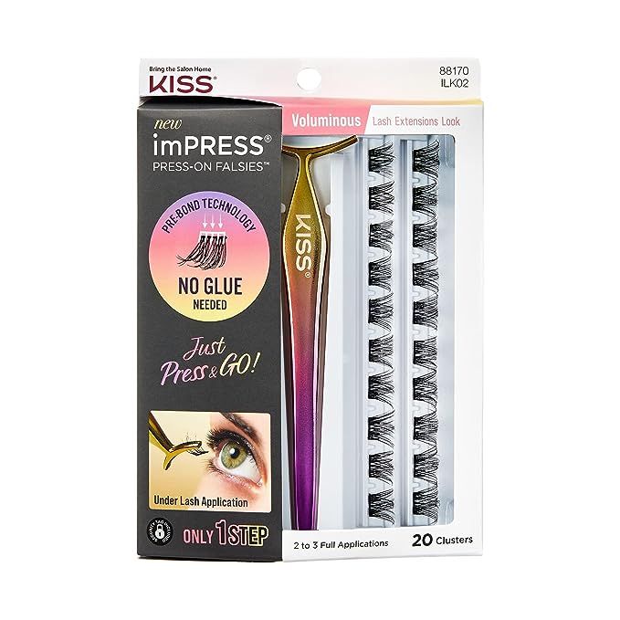 Introducing our 100% Flawless & Fuss Free Press-on Falsies Kit, designed to give you voluminous lashes in a flash, without the need for glue. These innovative falsies go under your natural lashes, allowing the bands to remain invisible while still providing you with the volume and glamorous look you desire.