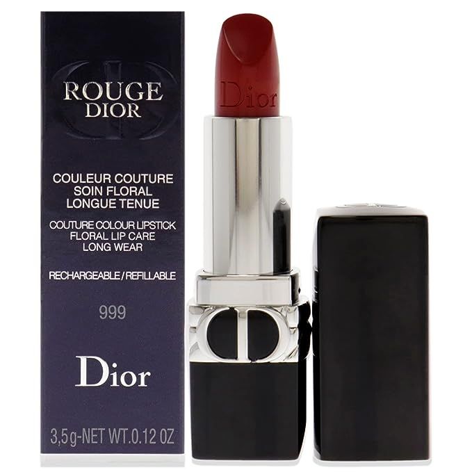 Unveil timeless elegance with the iconic Christian Dior Rouge Dior Couture Lipstick in the classic 999 Satin shade. This refillable masterpiece represents the pinnacle of luxury lip color, reinventing your beauty routine with its 0.12 oz of sumptuous satisfaction.