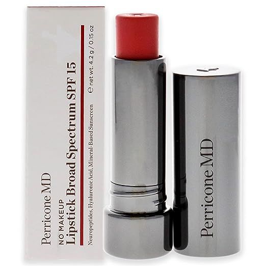 Experience the perfect fusion of beauty and protection with Perricone MD's No Makeup Lipstick Broad Spectrum – the ultimate choice for health-conscious beauty enthusiasts. Crafted with a powerful broad-spectrum SPF, this innovative lipstick guards your lips against the sun's aging UVA and UVB rays.