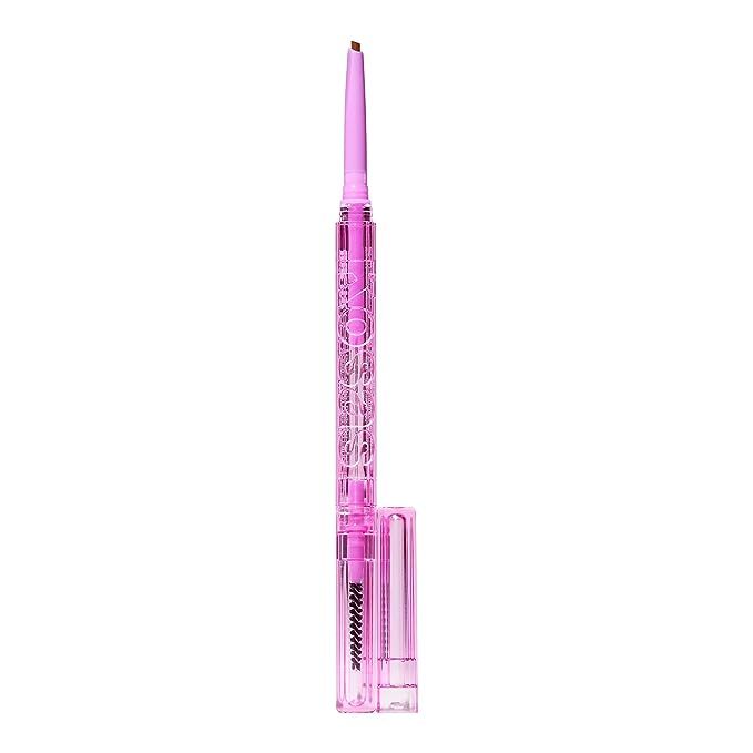 Elevate your eyebrow game with the revolutionary Brow Pop - the ultimate longwear brow pencil crafted for versatility and precision. Perfectly tailor your brows to your liking with this innovative dual-action micro triangle pencil that skilfully fills in gaps and sculpts defined, life-like strokes without budging.