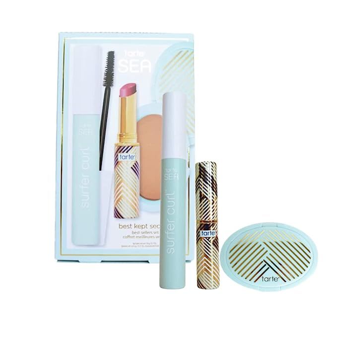 Elevate your beauty game with Tarte's SEA Best Kept Secrets Best-Sellers Set, a trove of top-rated cosmetics that has quickly ascended the ranks to become a staple in the beauty industry. Esteemed for its remarkable synergy of quality and innovation, this curated collection is a must-have for enthusiasts seeking to perfect their look with ease.