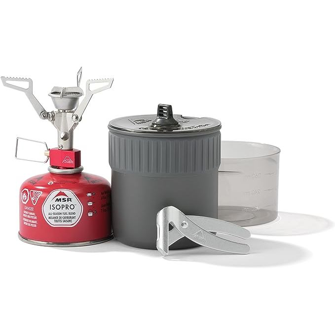 The Ultra-Compact Solo Backpacker Stove Kit is the perfect companion for minimalist adventurers. Designed for solo backpackers, this kit offers everything you need to cook and eat on the go. Boiling 1 liter of water in just 3.5 minutes, the PocketRocket 2 stove is fast and efficient. The .