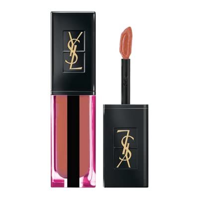 YSL ROUGE PUR VERNIS A LEVRES WATER STAIN 615 RUBY WAVE (616 BATHED IN BEIGE) image