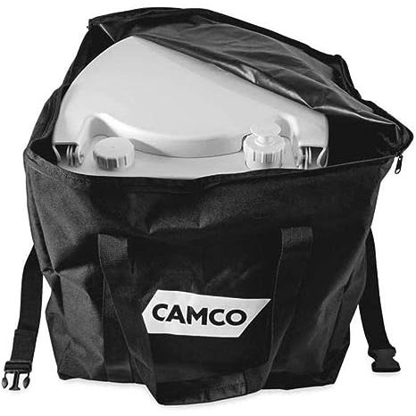 Enhance your outdoor adventures with the convenience and cleanliness provided by the Camco 41530 Portable Toilet Storage Bag. As a seasoned copywriter and SEO expert, I emphasize the practicality and efficiency of this essential accessory. Designed to accommodate portable toilets up to 5.