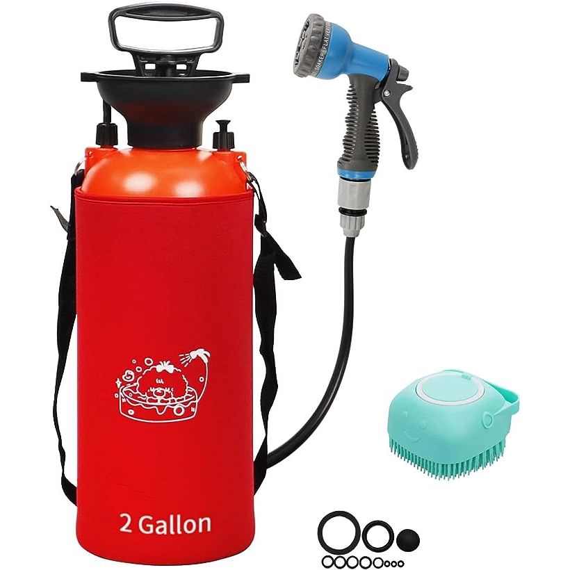 The GARTOL Portable Shower is the ultimate solution for your showering needs on the go. Whether you're out camping, surfing, or simply in need of a portable shower sprayer, this versatile set has you covered.