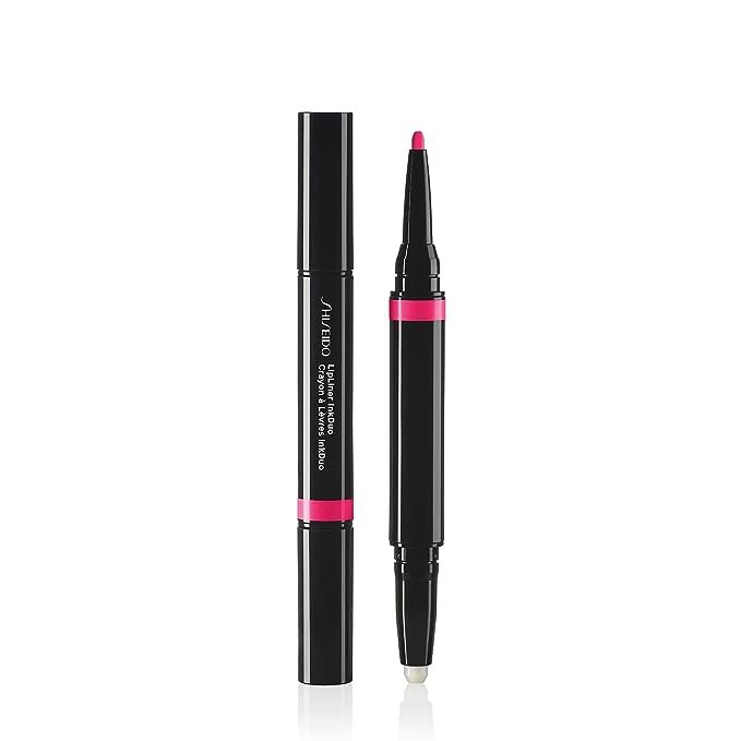 Achieve the perfect pout with Shiseido's LipLiner InkDuo in the captivating shade of Magenta 06. Drawing on a harmonious blend of a pre-lipstick primer and a precise liner, this dual-action tool ensures your lips are impeccably outlined and ready for color.